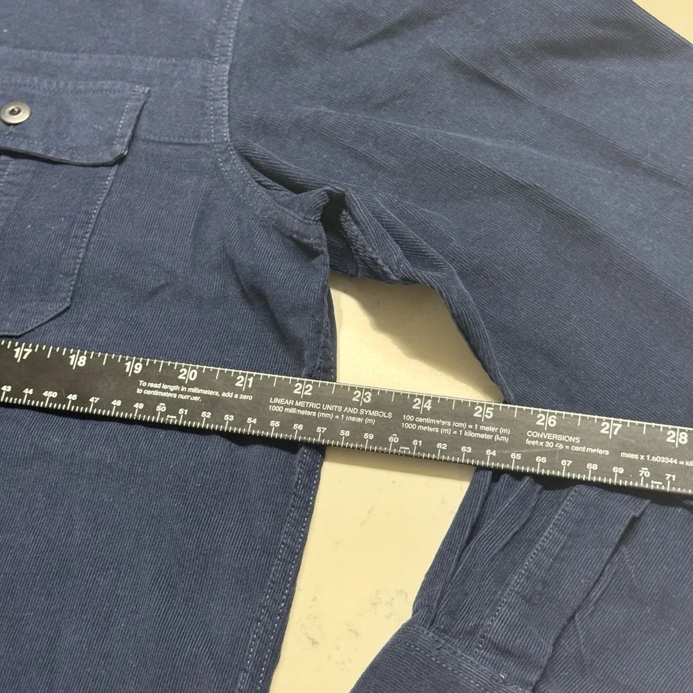 Tommy Bahama Blue Island Crafted Modern Fit L/S Button Up Corduroy Shirt Size L